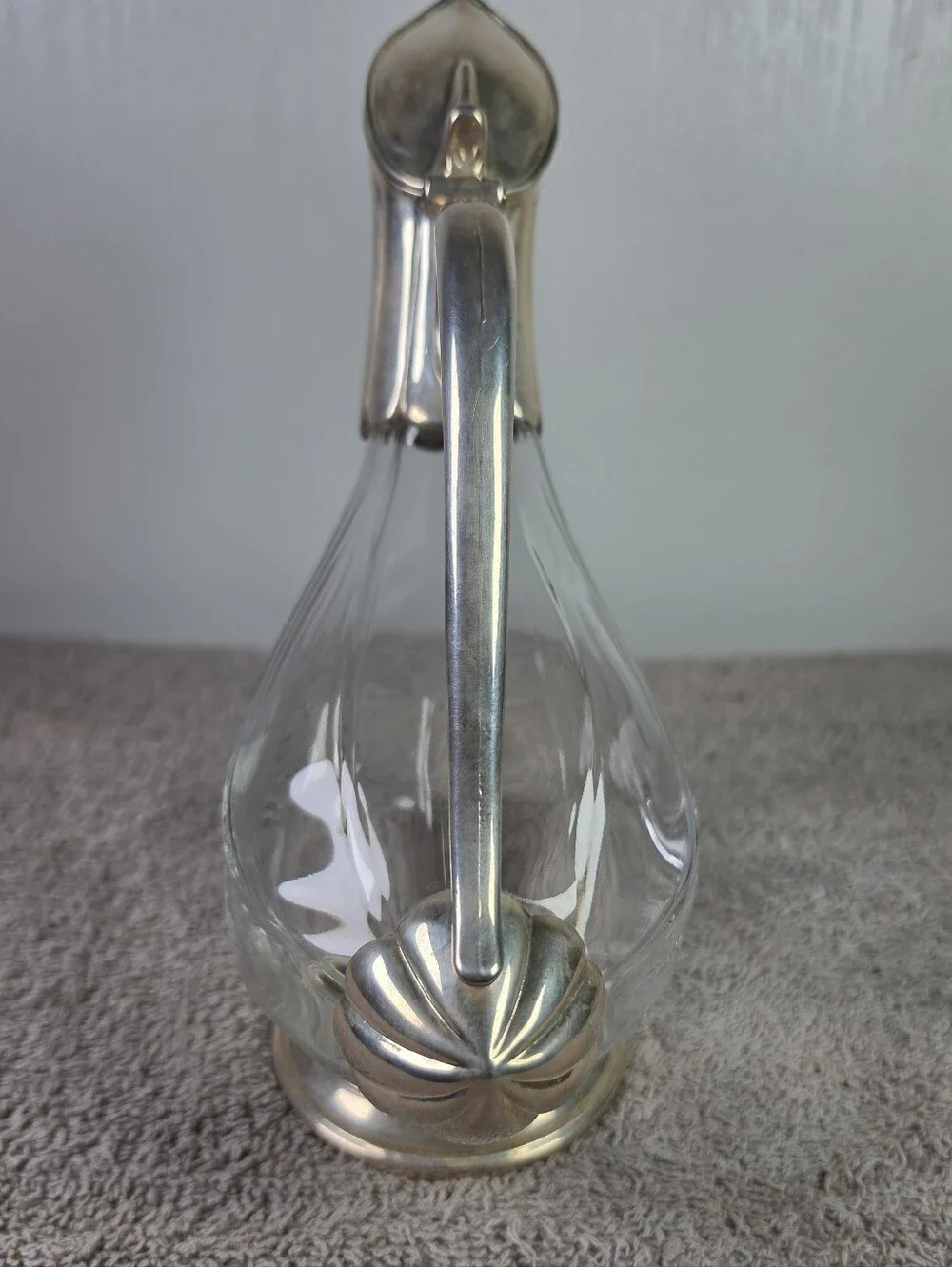 Vintage Duck Shaped Wine Decantor Or Claret Jug